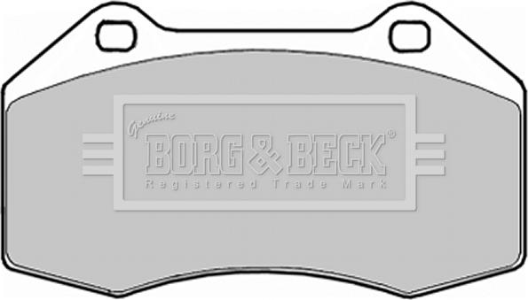 Borg & Beck BBP1909 - Bremžu uzliku kompl., Disku bremzes www.autospares.lv