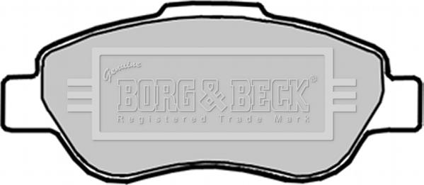 Borg & Beck BBP1914 - Bremžu uzliku kompl., Disku bremzes www.autospares.lv