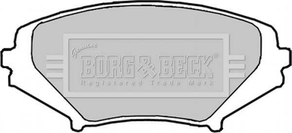 Borg & Beck BBP1915 - Bremžu uzliku kompl., Disku bremzes www.autospares.lv