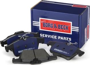 Borg & Beck BBP1931 - Тормозные колодки, дисковые, комплект www.autospares.lv