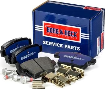 Borg & Beck BBP1933 - Brake Pad Set, disc brake www.autospares.lv