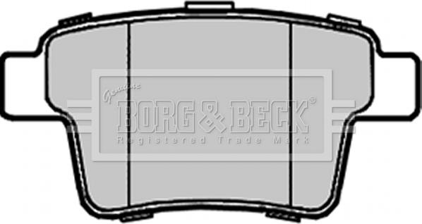 Borg & Beck BBP1933 - Bremžu uzliku kompl., Disku bremzes autospares.lv