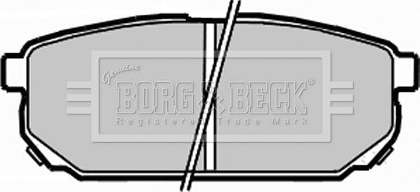 Borg & Beck BBP1925 - Bremžu uzliku kompl., Disku bremzes autospares.lv