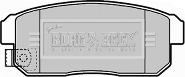 Borg & Beck BBP1921 - Bremžu uzliku kompl., Disku bremzes www.autospares.lv