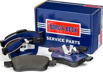 Borg & Beck BBP1979 - Тормозные колодки, дисковые, комплект www.autospares.lv