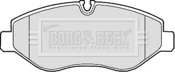 Borg & Beck BBP1974 - Bremžu uzliku kompl., Disku bremzes www.autospares.lv