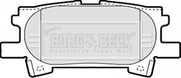 Borg & Beck BBP1970 - Bremžu uzliku kompl., Disku bremzes www.autospares.lv