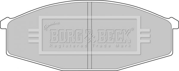 Borg & Beck BBP1497 - Bremžu uzliku kompl., Disku bremzes www.autospares.lv