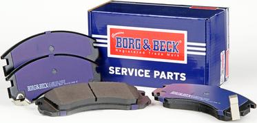 Borg & Beck BBP1449 - Тормозные колодки, дисковые, комплект www.autospares.lv