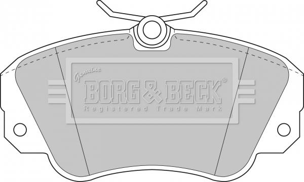 Borg & Beck BBP1448 - Brake Pad Set, disc brake www.autospares.lv