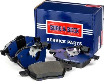 Borg & Beck BBP1447 - Тормозные колодки, дисковые, комплект www.autospares.lv