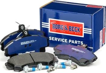 Borg & Beck BBP1458 - Bremžu uzliku kompl., Disku bremzes www.autospares.lv