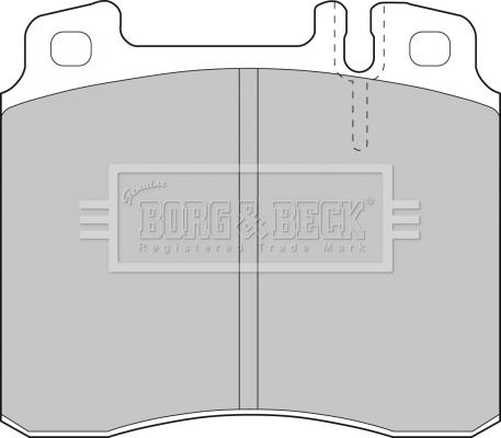 Borg & Beck BBP1464 - Bremžu uzliku kompl., Disku bremzes autospares.lv