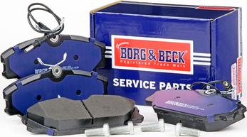 Borg & Beck BBP1466 - Bremžu uzliku kompl., Disku bremzes www.autospares.lv