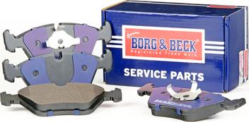 Borg & Beck BBP1460 - Тормозные колодки, дисковые, комплект www.autospares.lv