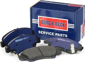 Borg & Beck BBP1467 - Тормозные колодки, дисковые, комплект www.autospares.lv