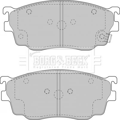 Borg & Beck BBP1404 - Bremžu uzliku kompl., Disku bremzes www.autospares.lv