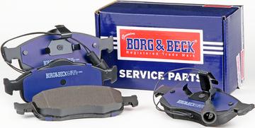 Borg & Beck BBP1408 - Bremžu uzliku kompl., Disku bremzes www.autospares.lv