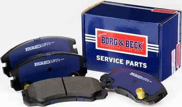 Borg & Beck BBP1419 - Bremžu uzliku kompl., Disku bremzes www.autospares.lv