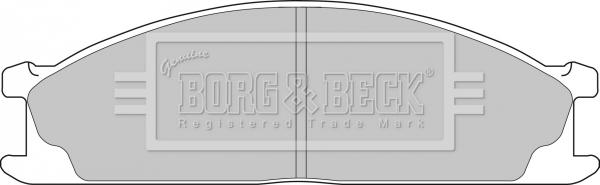 Borg & Beck BBP1486 - Brake Pad Set, disc brake www.autospares.lv