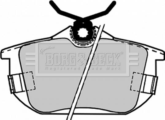 Borg & Beck BBP1488 - Bremžu uzliku kompl., Disku bremzes www.autospares.lv