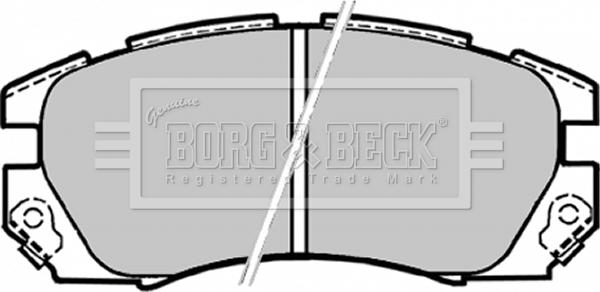 Borg & Beck BBP1479 - Bremžu uzliku kompl., Disku bremzes www.autospares.lv