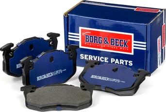 Borg & Beck BBP1545 - Тормозные колодки, дисковые, комплект www.autospares.lv