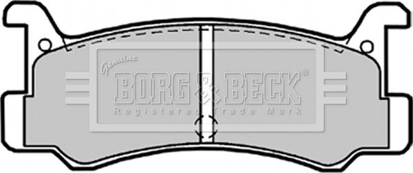 Borg & Beck BBP1540 - Bremžu uzliku kompl., Disku bremzes autospares.lv