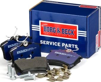 Borg & Beck BBP1542 - Bremžu uzliku kompl., Disku bremzes www.autospares.lv