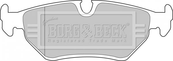 Borg & Beck BBP1556 - Brake Pad Set, disc brake www.autospares.lv