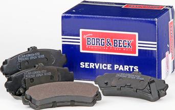 Borg & Beck BBP1552 - Bremžu uzliku kompl., Disku bremzes www.autospares.lv