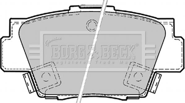 Borg & Beck BBP1569 - Bremžu uzliku kompl., Disku bremzes www.autospares.lv