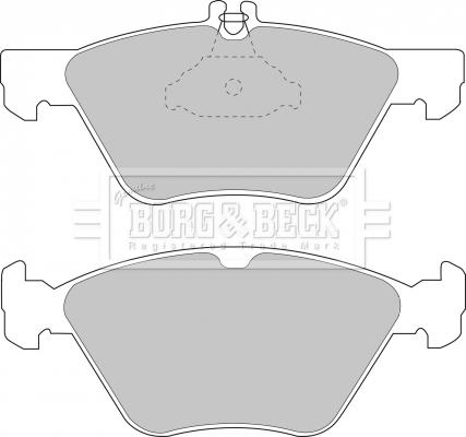 Borg & Beck BBP1564 - Bremžu uzliku kompl., Disku bremzes www.autospares.lv