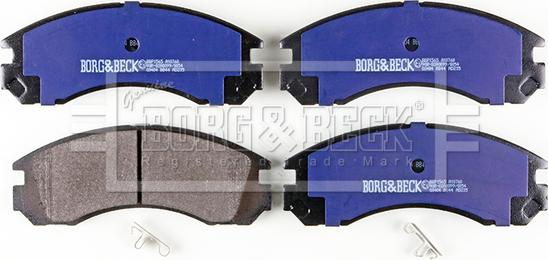 Borg & Beck BBP1565 - Тормозные колодки, дисковые, комплект www.autospares.lv