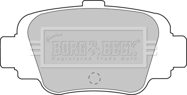 Borg & Beck BBP1560 - Bremžu uzliku kompl., Disku bremzes www.autospares.lv