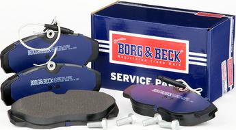 Borg & Beck BBP1561 - Bremžu uzliku kompl., Disku bremzes www.autospares.lv