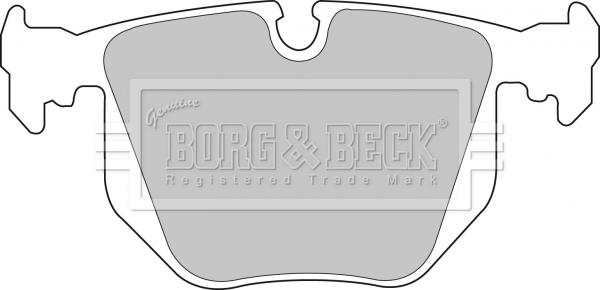 Borg & Beck BBP1562 - Bremžu uzliku kompl., Disku bremzes www.autospares.lv