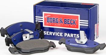 Borg & Beck BBP1505 - Brake Pad Set, disc brake www.autospares.lv