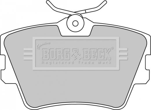 Borg & Beck BBP1501 - Bremžu uzliku kompl., Disku bremzes autospares.lv