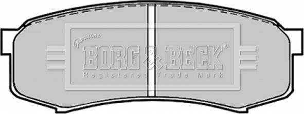 Borg & Beck BBP1514 - Bremžu uzliku kompl., Disku bremzes www.autospares.lv