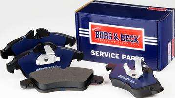 Borg & Beck BBP1588 - Тормозные колодки, дисковые, комплект www.autospares.lv