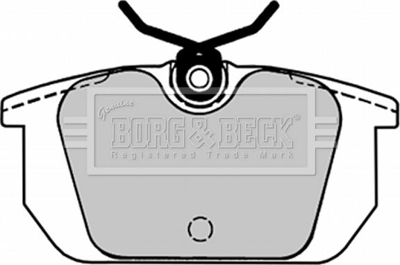 Borg & Beck BBP1534 - Brake Pad Set, disc brake www.autospares.lv