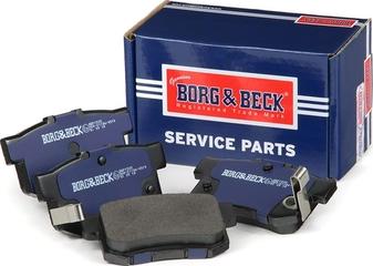 Borg & Beck BBP1535 - Тормозные колодки, дисковые, комплект www.autospares.lv