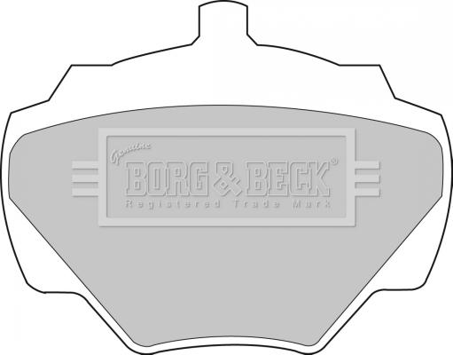 Borg & Beck BBP1528 - Bremžu uzliku kompl., Disku bremzes www.autospares.lv