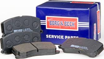 Borg & Beck BBP1522 - Тормозные колодки, дисковые, комплект www.autospares.lv