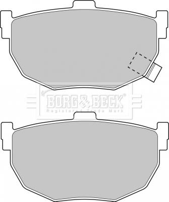 Borg & Beck BBP1527 - Bremžu uzliku kompl., Disku bremzes www.autospares.lv