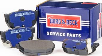 Borg & Beck BBP1527 - Тормозные колодки, дисковые, комплект www.autospares.lv