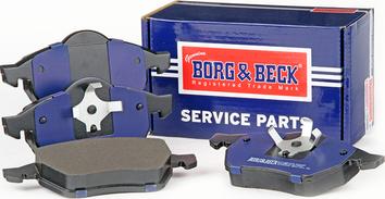 Borg & Beck BBP1575 - Тормозные колодки, дисковые, комплект www.autospares.lv