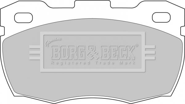 Borg & Beck BBP1571 - Bremžu uzliku kompl., Disku bremzes www.autospares.lv