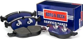 Borg & Beck BBP1578 - Bremžu uzliku kompl., Disku bremzes www.autospares.lv